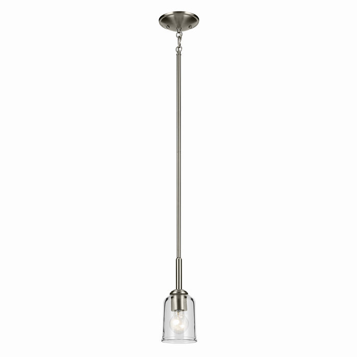 Myhouse Lighting Kichler - 43674NICLR - One Light Mini Pendant - Shailene - Brushed Nickel