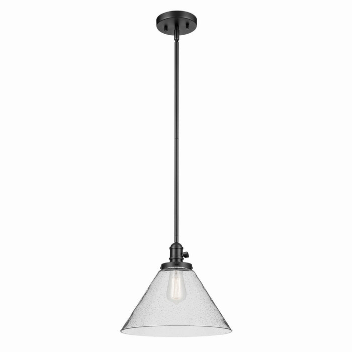 Myhouse Lighting Kichler - 43905BK - One Light Pendant - Avery - Black