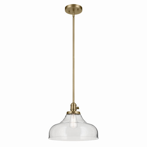 Myhouse Lighting Kichler - 43906NBR - One Light Pendant - Avery - Natural Brass