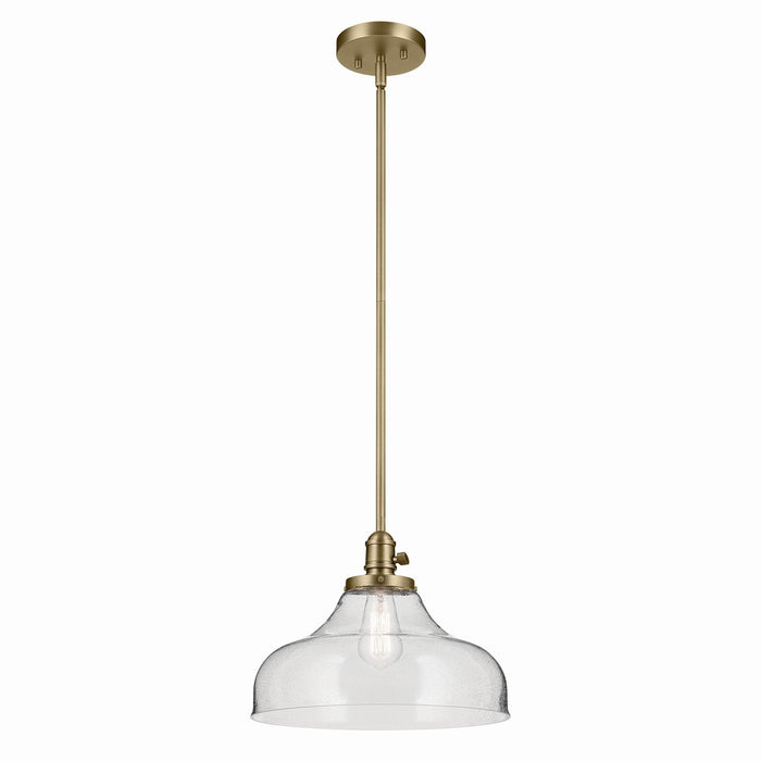 Myhouse Lighting Kichler - 43906NBR - One Light Pendant - Avery - Natural Brass