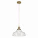 Myhouse Lighting Kichler - 43906NBR - One Light Pendant - Avery - Natural Brass