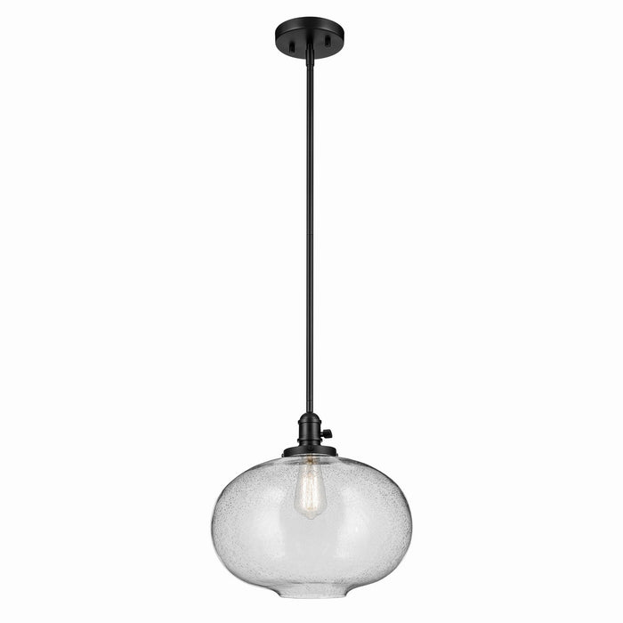 Myhouse Lighting Kichler - 43911BK - One Light Pendant - Avery - Black