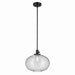 Myhouse Lighting Kichler - 43911BK - One Light Pendant - Avery - Black