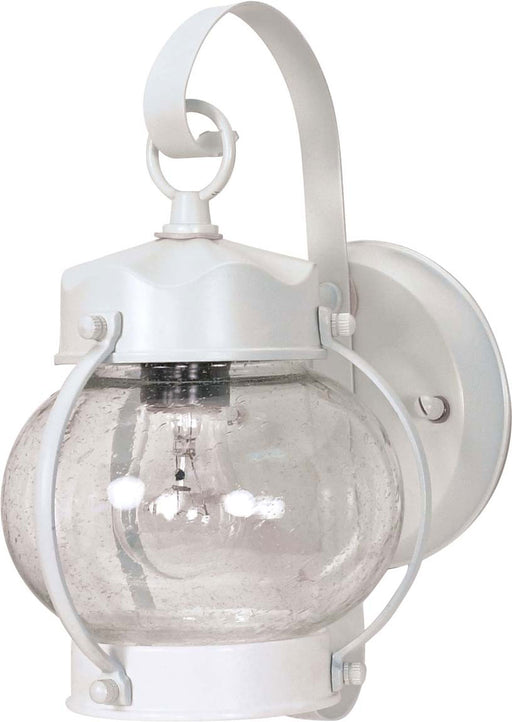 Myhouse Lighting Nuvo Lighting - 60-630 - One Light Wall Lantern - Onion Lantern - White