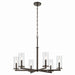 Myhouse Lighting Kichler - 44013OZ - Six Light Chandelier - Crosby - Olde Bronze