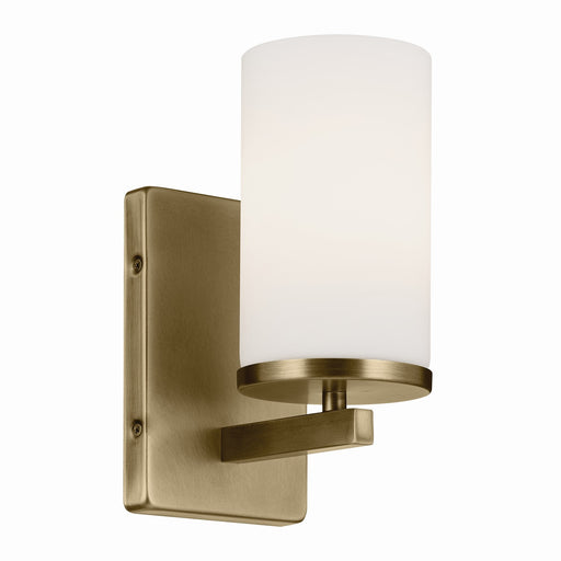 Myhouse Lighting Kichler - 45495NBR - One Light Wall Sconce - Crosby - Natural Brass