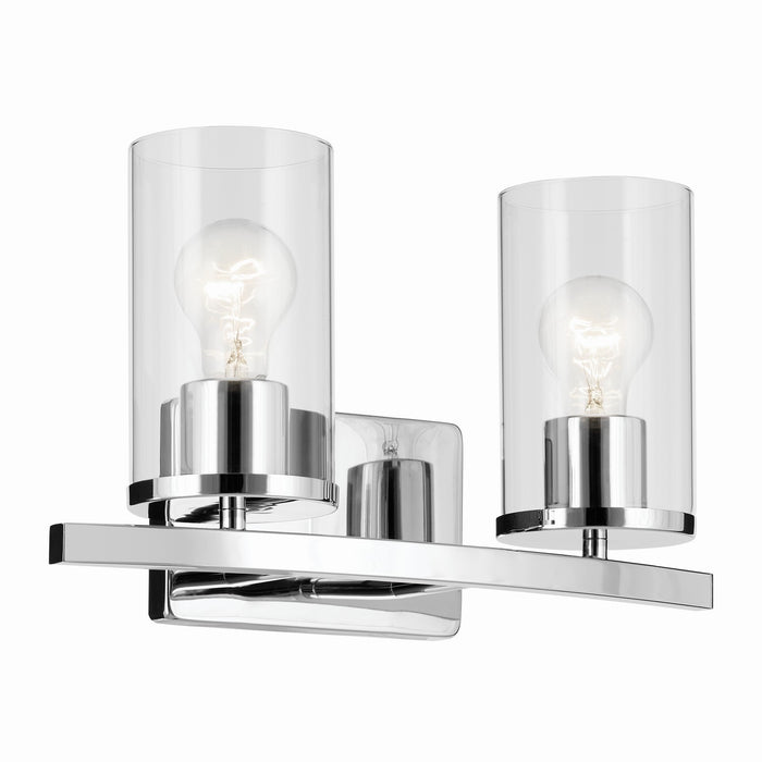 Myhouse Lighting Kichler - 45496CHCLR - Two Light Vanity - Crosby - Chrome