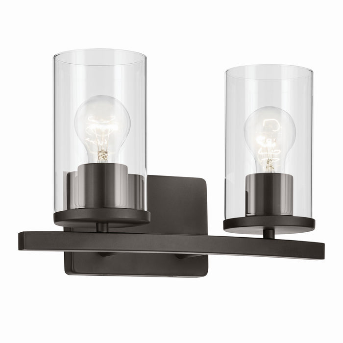 Myhouse Lighting Kichler - 45496OZCLR - Two Light Vanity - Crosby - Olde Bronze