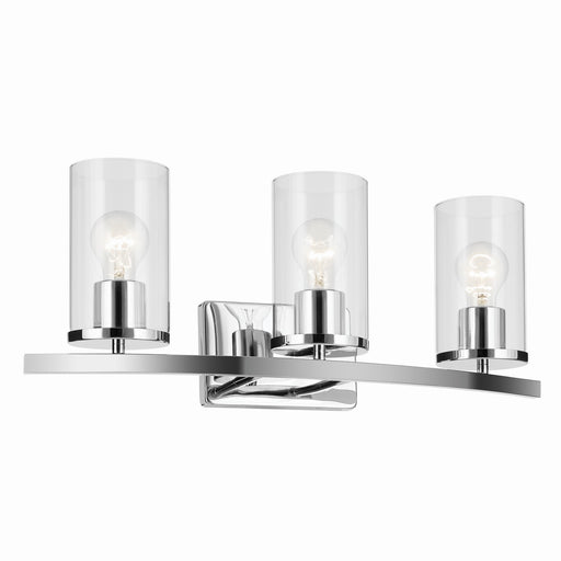 Myhouse Lighting Kichler - 45497CHCLR - Three Light Vanity - Crosby - Chrome