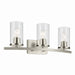 Myhouse Lighting Kichler - 45497NICLR - Three Light Vanity - Crosby - Brushed Nickel