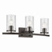 Myhouse Lighting Kichler - 45497OZCLR - Three Light Vanity - Crosby - Olde Bronze