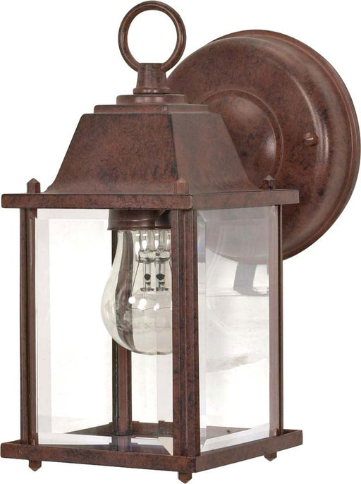 Myhouse Lighting Nuvo Lighting - 60-637 - One Light Wall Lantern - Cube Lantern - Old Bronze