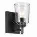 Myhouse Lighting Kichler - 45572BKCLR - One Light Wall Sconce - Shailene - Black