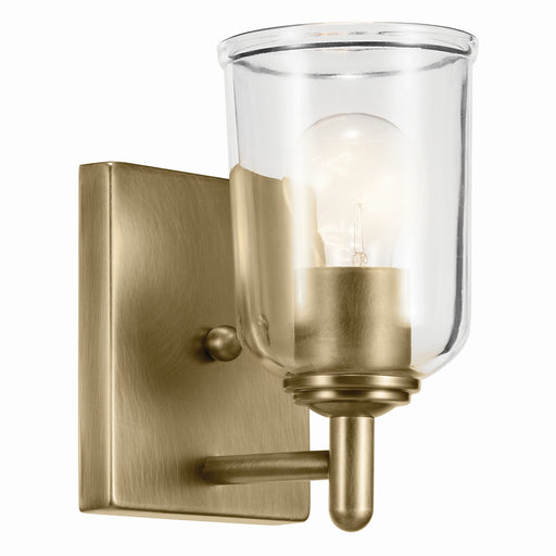 Myhouse Lighting Kichler - 45572NBRCLR - One Light Wall Sconce - Shailene - Natural Brass