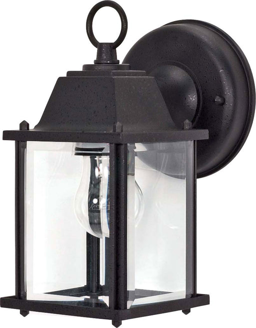 Myhouse Lighting Nuvo Lighting - 60-638 - One Light Wall Lantern - Cube Lantern - Textured Black