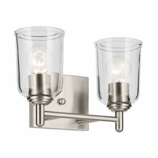 Myhouse Lighting Kichler - 45573NICLR - Two Light Vanity - Shailene - Brushed Nickel