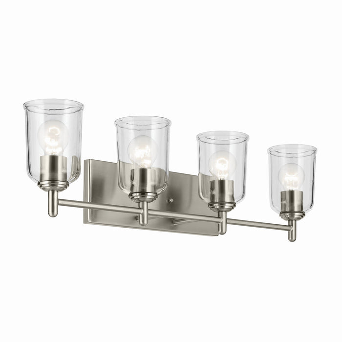 Myhouse Lighting Kichler - 45575NICLR - Four Light Vanity - Shailene - Brushed Nickel