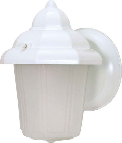 Myhouse Lighting Nuvo Lighting - 60-639 - One Light Wall Lantern - Hood Lantern - White