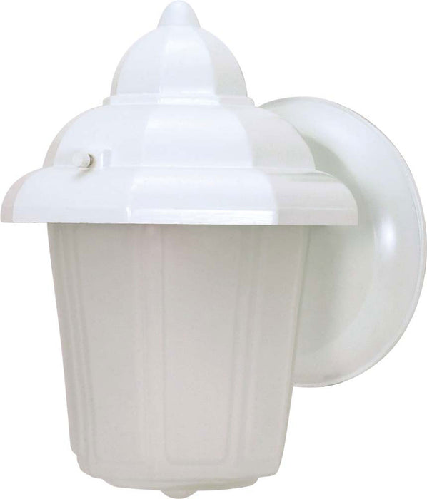 Myhouse Lighting Nuvo Lighting - 60-639 - One Light Wall Lantern - Hood Lantern - White