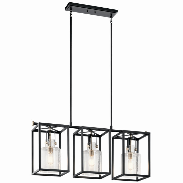 Myhouse Lighting Kichler - 52033PN - Three Light Linear Chandelier - Kitner - Polished Nickel