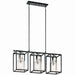 Myhouse Lighting Kichler - 52033PN - Three Light Linear Chandelier - Kitner - Polished Nickel