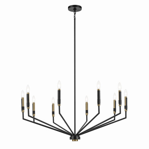 Myhouse Lighting Kichler - 52348BK - Ten Light Chandelier - Armand - Black