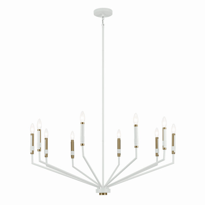 Myhouse Lighting Kichler - 52348WH - Ten Light Chandelier - Armand - White