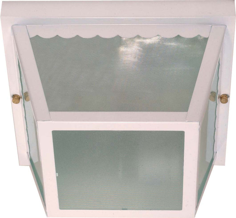 Myhouse Lighting Nuvo Lighting - 60-470 - Two Light Flush Mount - Carport - White