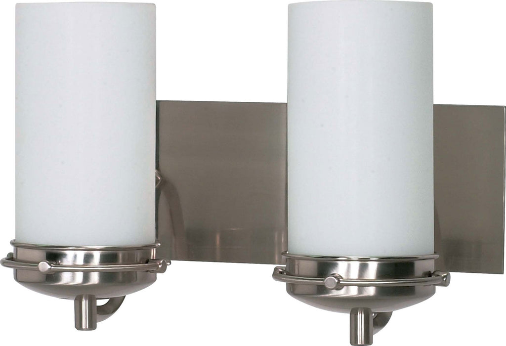 Myhouse Lighting Nuvo Lighting - 60-612 - Two Light Vanity - Polaris - Brushed Nickel