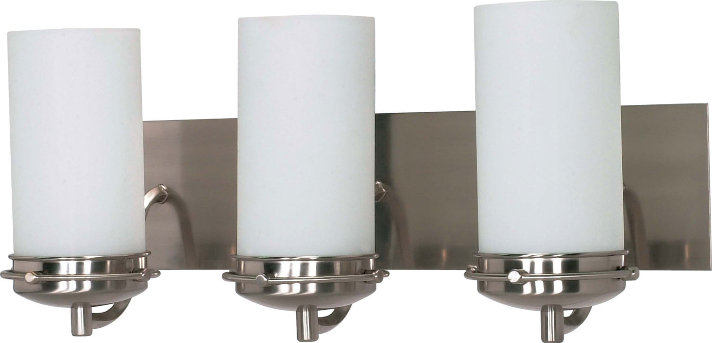 Myhouse Lighting Nuvo Lighting - 60-613 - Three Light Vanity - Polaris - Brushed Nickel