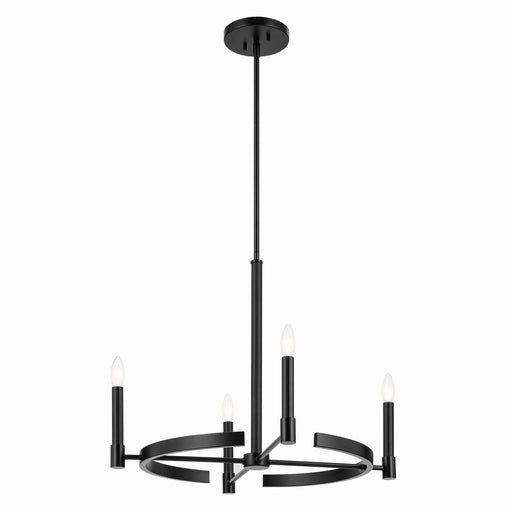 Myhouse Lighting Kichler - 52426BK - Four Light Chandelier - Tolani - Black