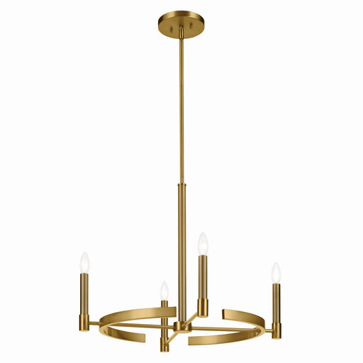 Myhouse Lighting Kichler - 52426BNB - Four Light Chandelier - Tolani - Brushed Natural Brass