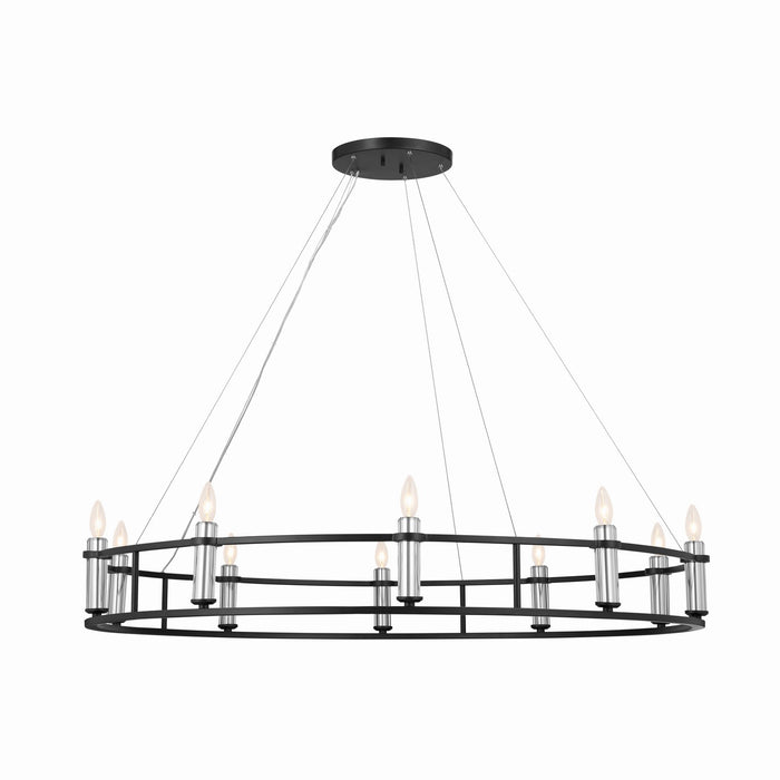 Myhouse Lighting Kichler - 52491BK - Ten Light Chandelier - Rosalind - Black