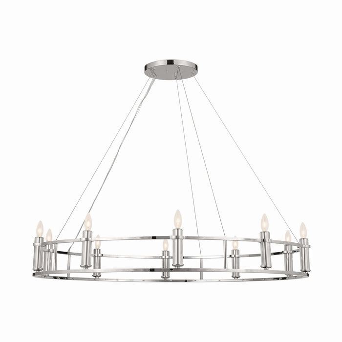 Myhouse Lighting Kichler - 52491PN - Ten Light Chandelier - Rosalind - Polished Nickel