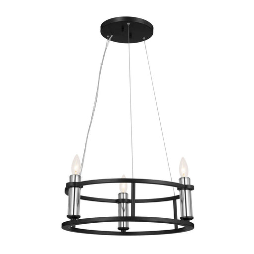 Myhouse Lighting Kichler - 52493BK - Three Light Mini Chandelier - Rosalind - Black