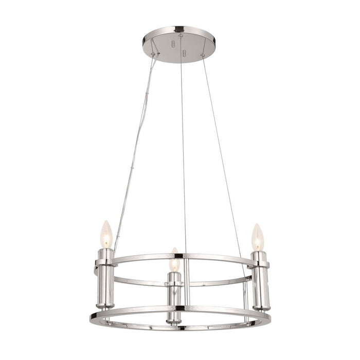 Myhouse Lighting Kichler - 52493PN - Three Light Mini Chandelier - Rosalind - Polished Nickel