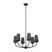 Myhouse Lighting Kichler - 52508BK - Six Light Chandelier - Adeena - Black