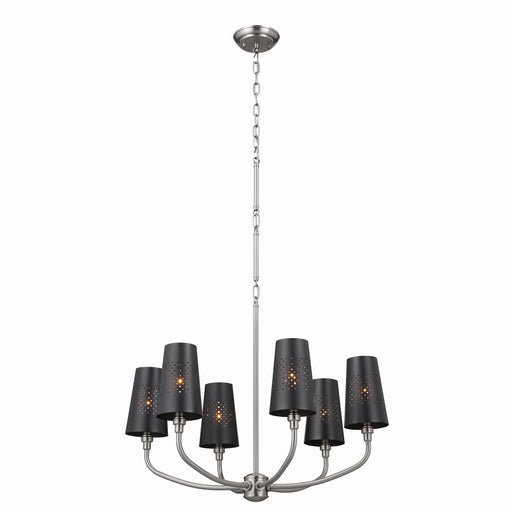 Myhouse Lighting Kichler - 52508CLP - Six Light Chandelier - Adeena - Classic Pewter