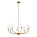 Myhouse Lighting Kichler - 52509BNB - Eight Light Chandelier - Adeena - Brushed Natural Brass