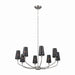 Myhouse Lighting Kichler - 52509CLP - Eight Light Chandelier - Adeena - Classic Pewter