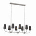 Myhouse Lighting Kichler - 52510CLP - Eight Light Linear Chandelier - Adeena - Classic Pewter