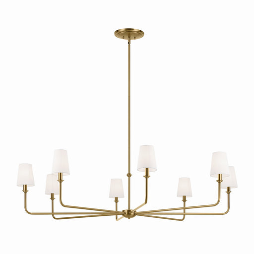 Myhouse Lighting Kichler - 52521BNB - Eight Light Chandelier - Pallas - Brushed Natural Brass