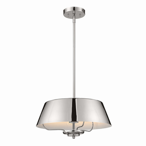 Myhouse Lighting Kichler - 52542PN - Three Light Pendant/Semi Flush Mount - Luella - Polished Nickel