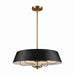 Myhouse Lighting Kichler - 52543BK - Four Light Pendant/Semi Flush Mount - Luella - Black