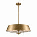 Myhouse Lighting Kichler - 52543BNB - Four Light Pendant/Semi Flush Mount - Luella - Brushed Natural Brass