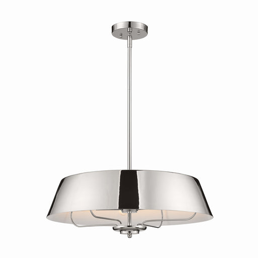 Myhouse Lighting Kichler - 52543PN - Four Light Pendant/Semi Flush Mount - Luella - Polished Nickel