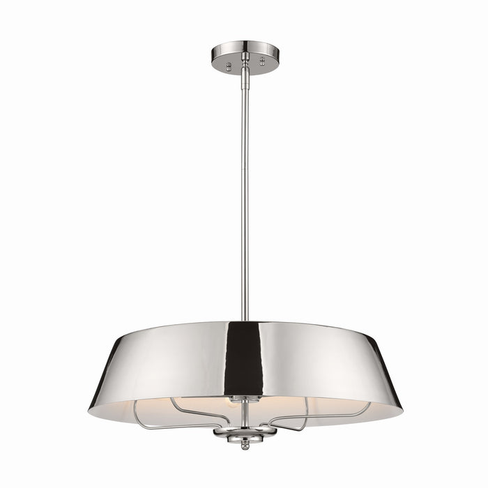 Myhouse Lighting Kichler - 52543PN - Four Light Pendant/Semi Flush Mount - Luella - Polished Nickel