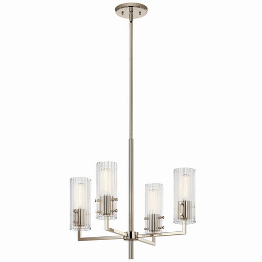 Myhouse Lighting Kichler - 52678PN - Four Light Chandelier - Velestino - Polished Nickel