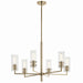 Myhouse Lighting Kichler - 52679CPZ - Six Light Chandelier - Velestino - Champagne Bronze