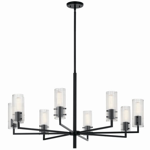 Myhouse Lighting Kichler - 52680BK - Eight Light Chandelier - Velestino - Black